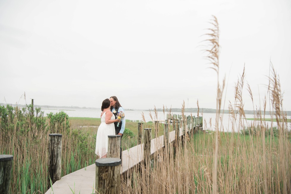 Fenwick Island beach house wedding