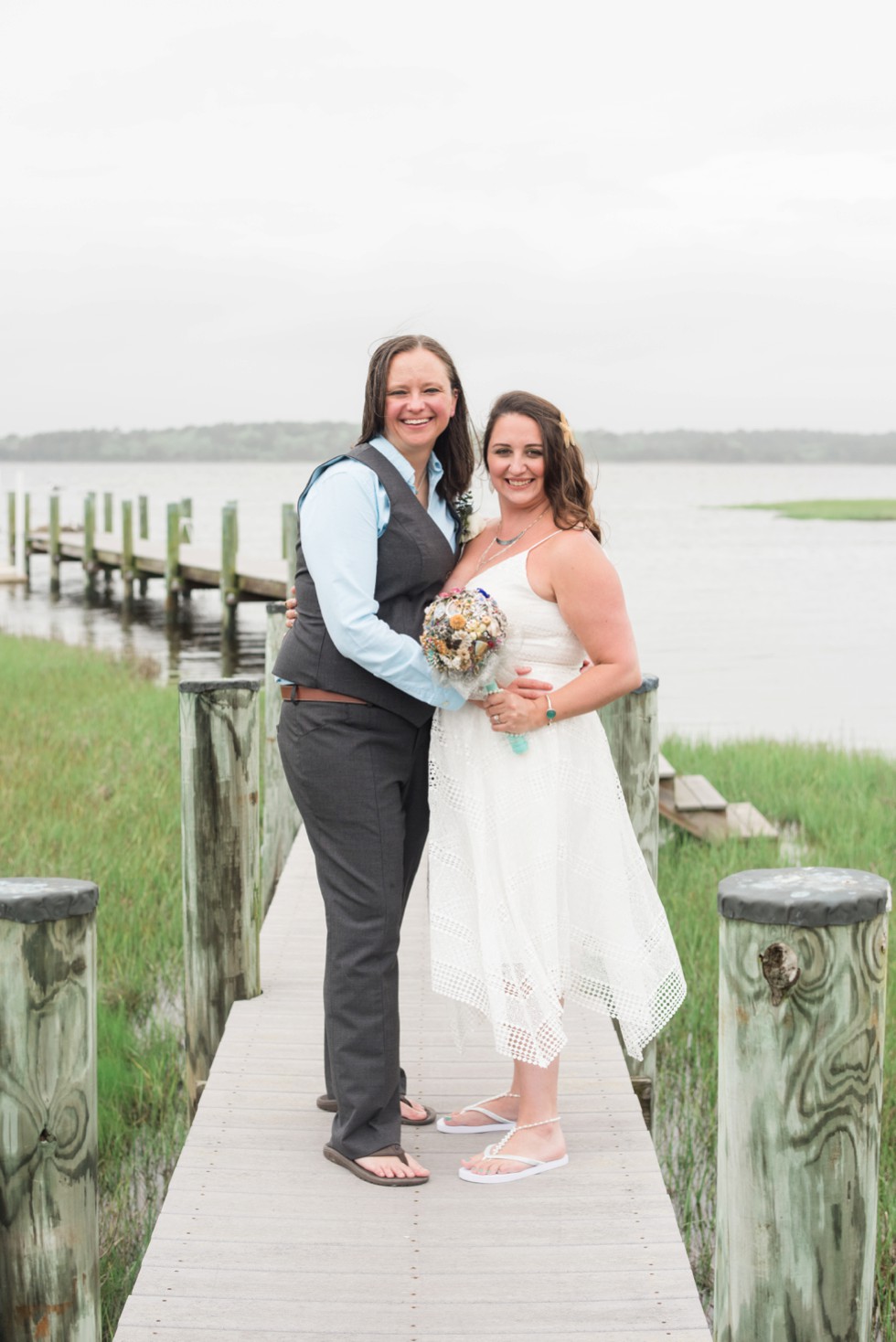 Fenwick Island beach house wedding