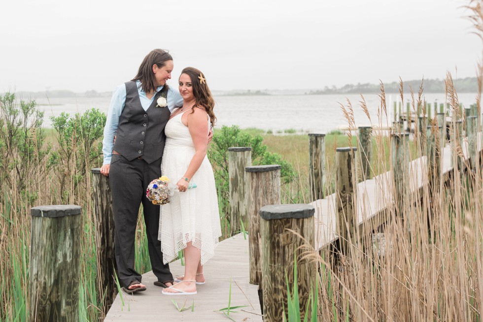 Fenwick Island beach house wedding