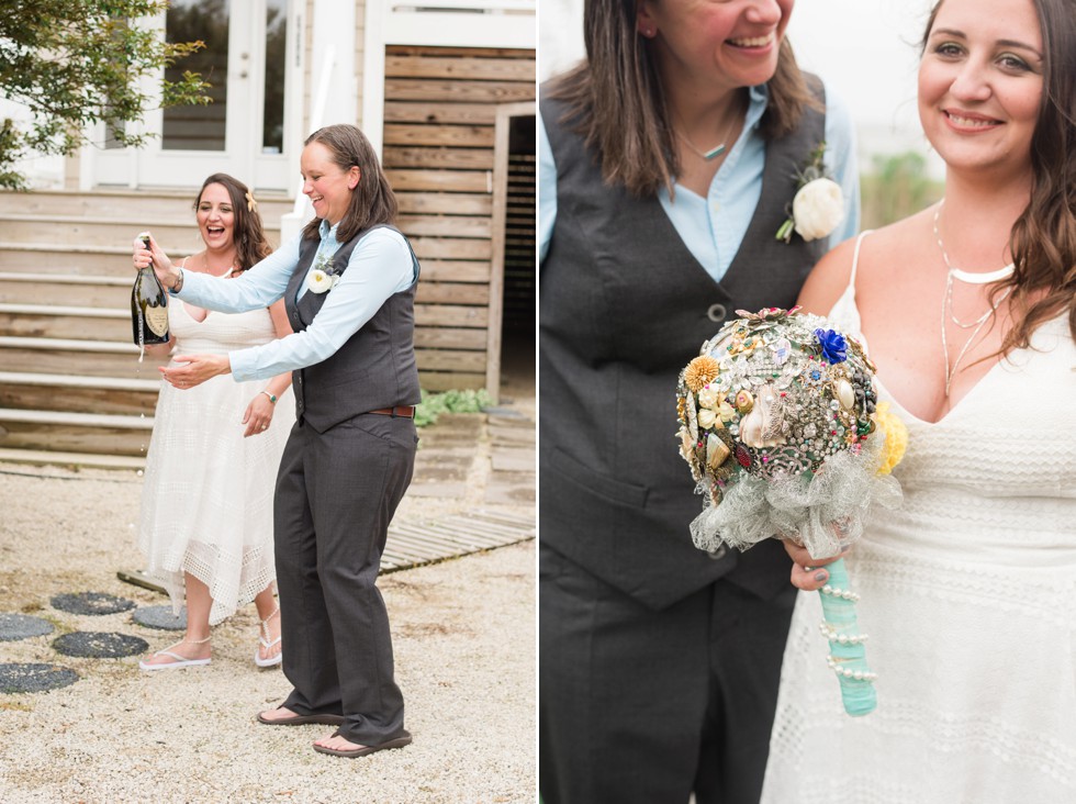 Fenwick Island beach house wedding