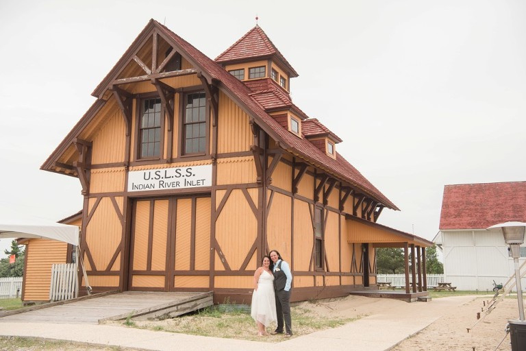 Indian River Life Saving Station Rehoboth Beach Wedding Alecia