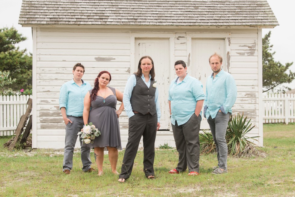 Indian River Life Saving Station Wedding party