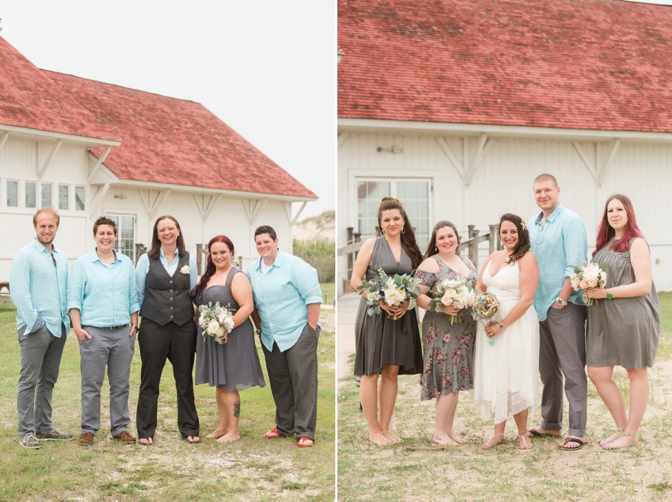 Indian River Life Saving Station Wedding party