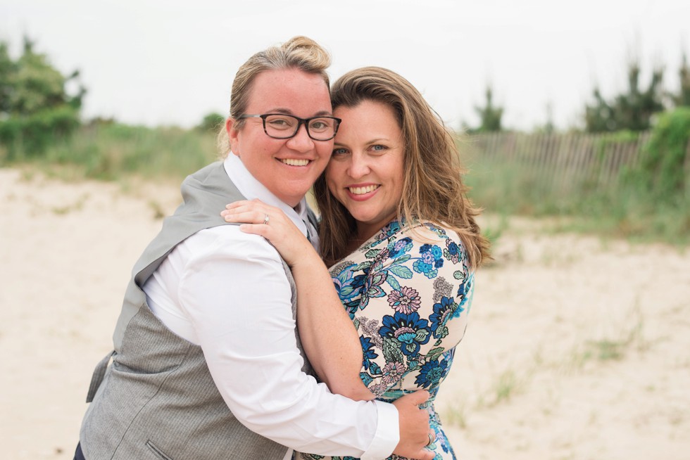 Rehoboth Beach couple portraits