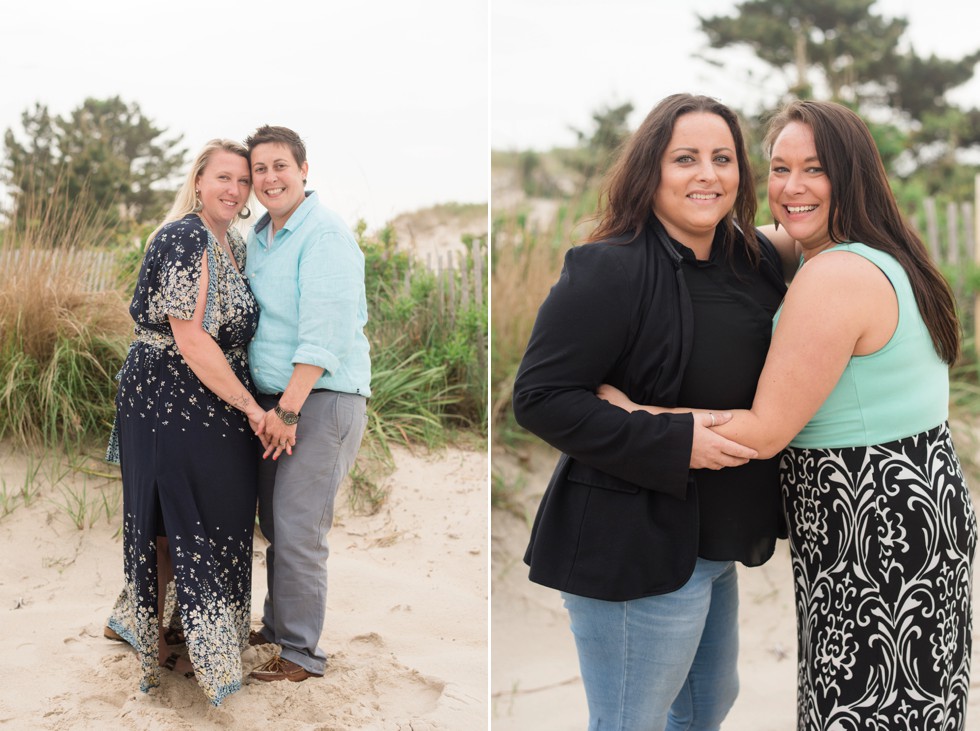 Rehoboth Beach couple portraits