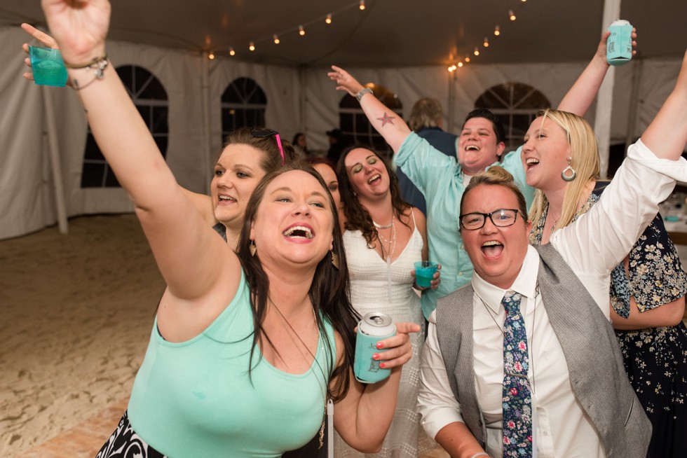 Indian River Life Saving Station wedding reception