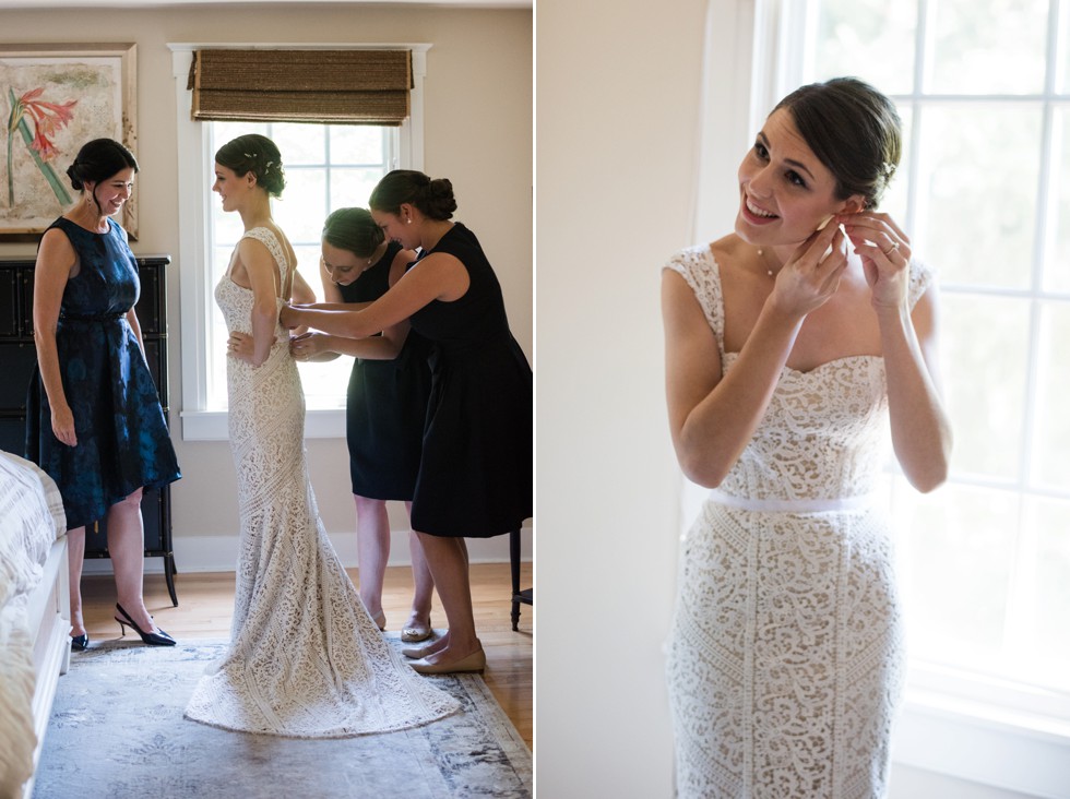 Historic Annapolis wedding bridal prep