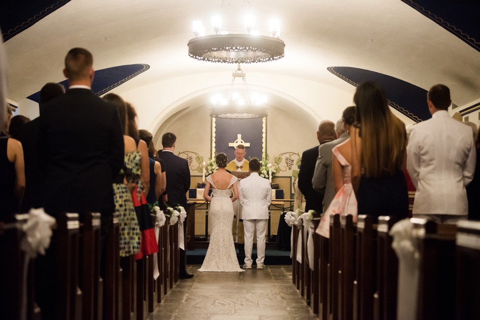 USNA St Andrews Chapel Wedding Ceremony