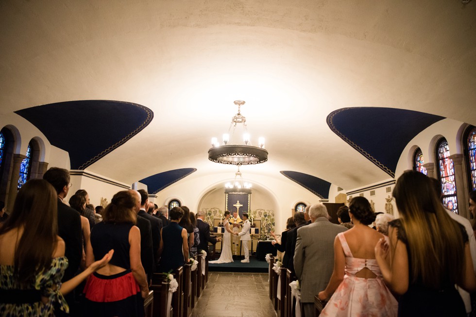 USNA St Andrews Chapel Wedding Ceremony