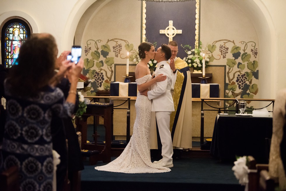 USNA St Andrews Chapel Wedding Ceremony