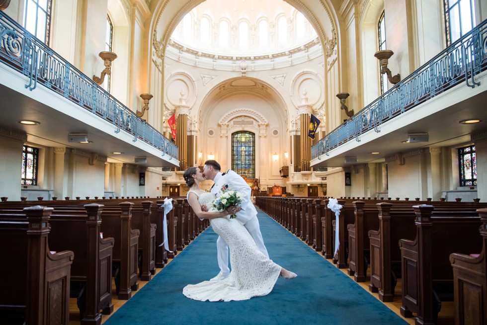 USNA Main Chapel Wedding Ceremony