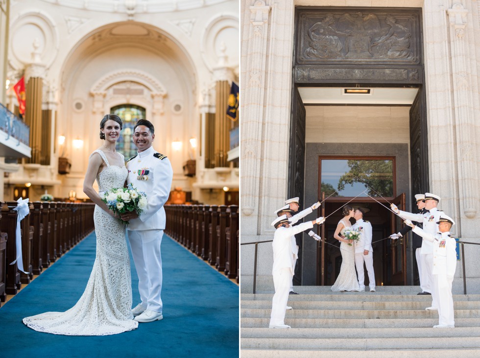 USNA Main Chapel Wedding Ceremony