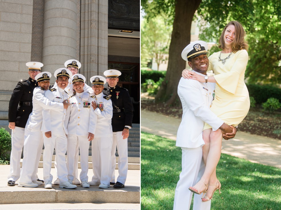 USNA Main Chapel Wedding sword arch