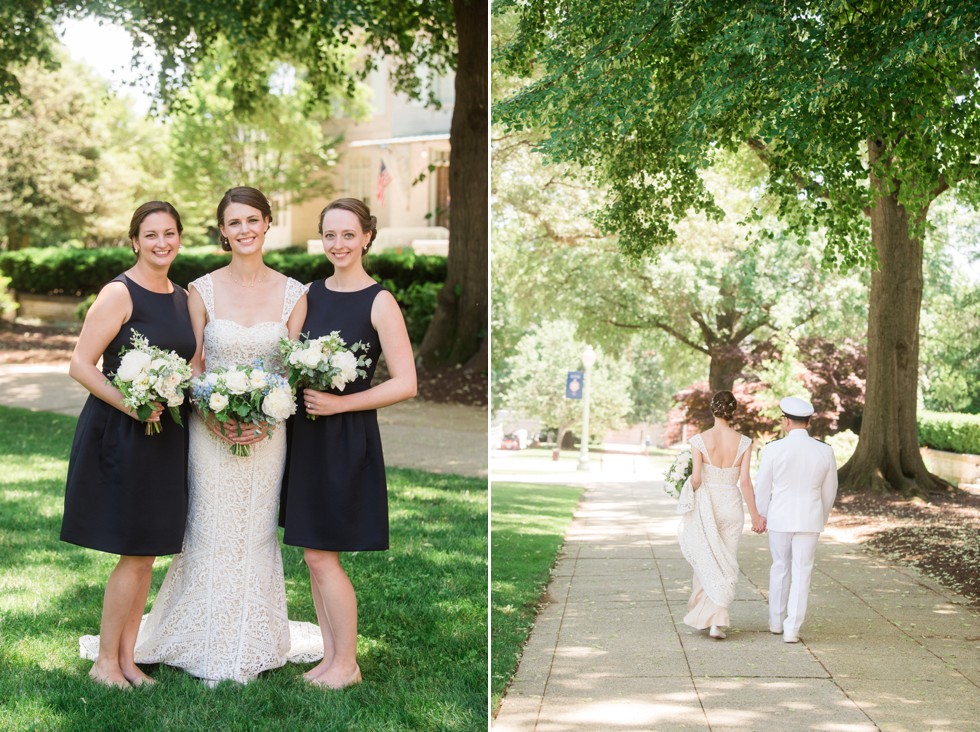 US Naval Academy Wedding party