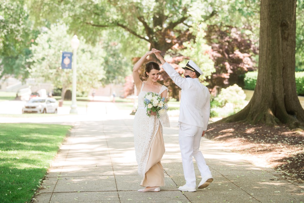 US Naval Academy Wedding party