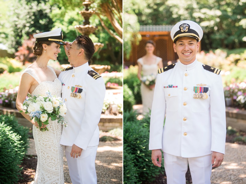 Buchanan Garden Naval Academy Wedding