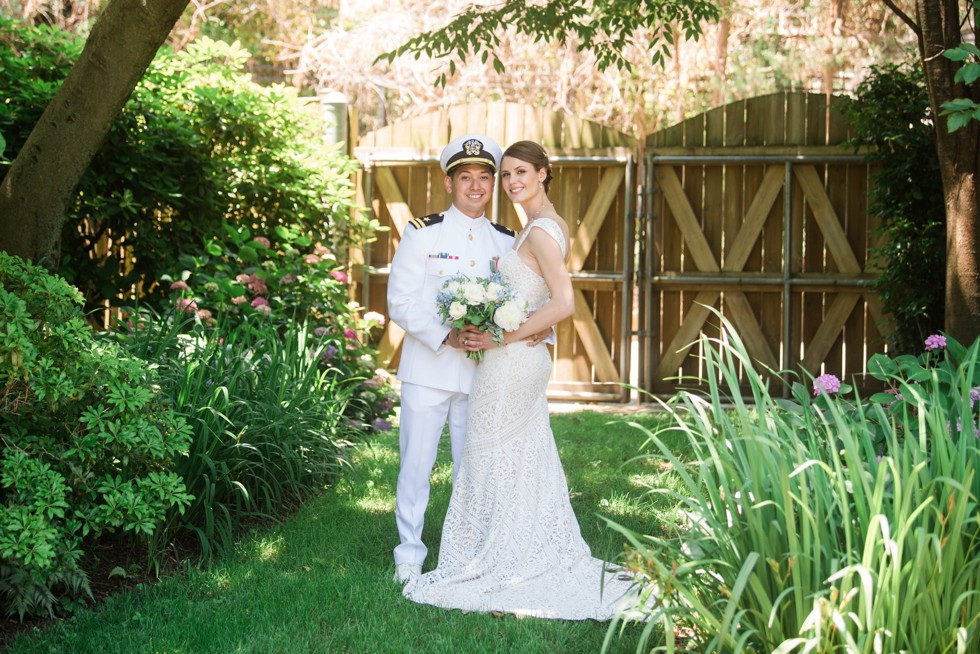 Buchanan Garden Naval Academy Wedding