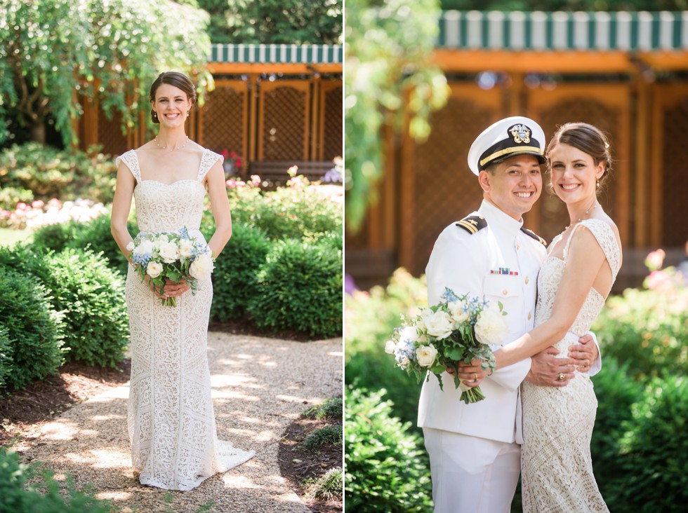 Buchanan Garden Naval Academy Wedding