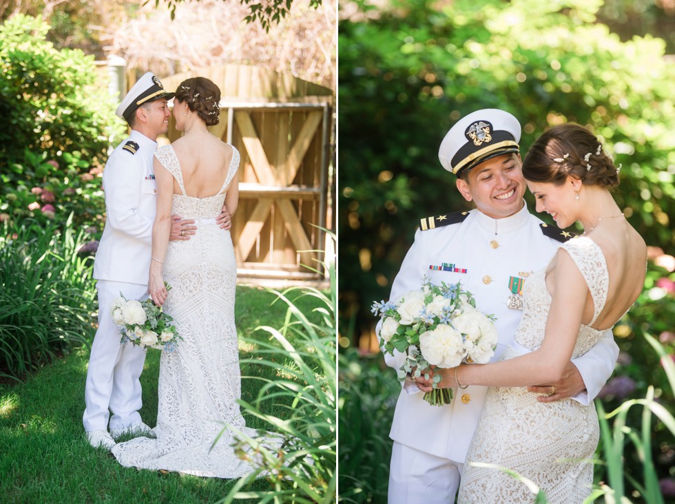 Buchanan Garden Naval Academy Wedding