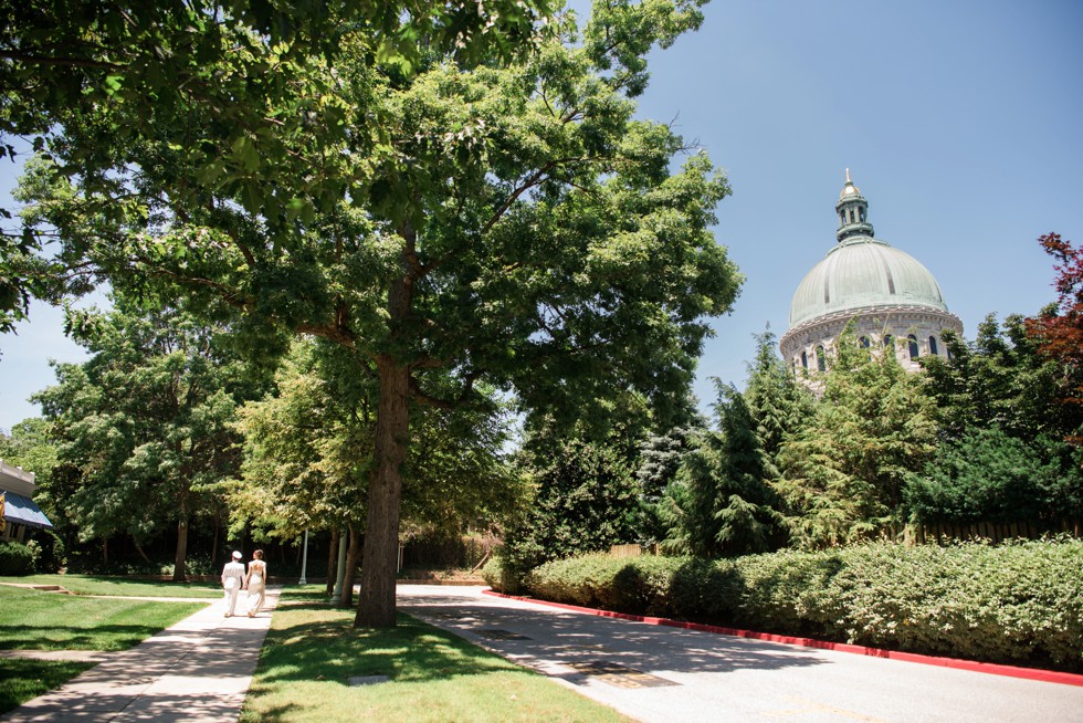 Buchanan Garden Naval Academy Wedding