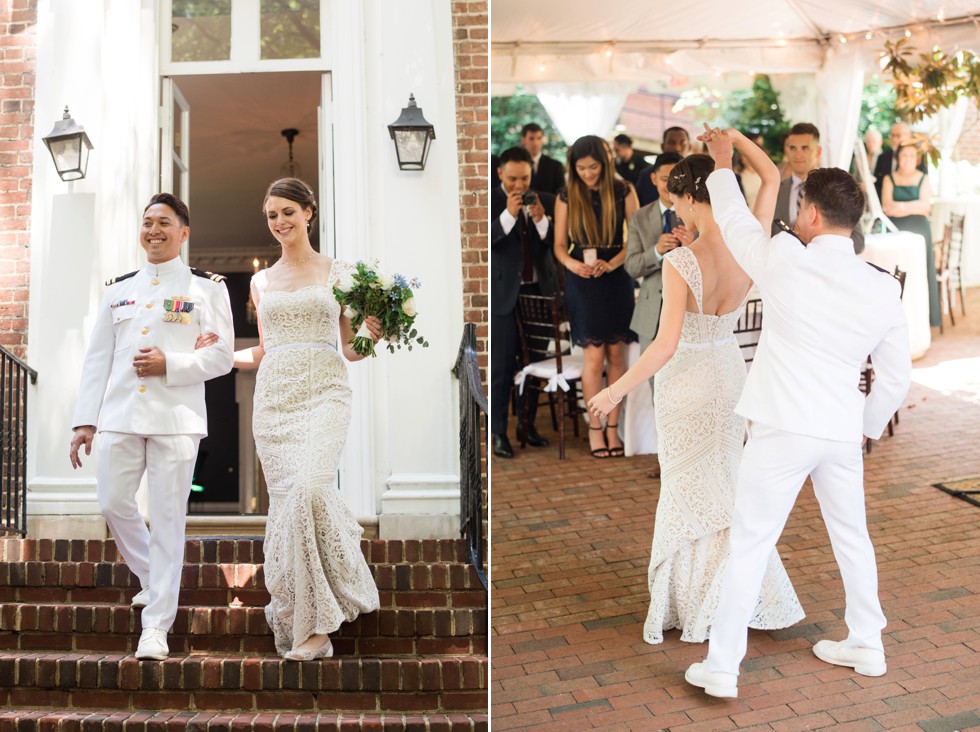 Historic Ogle Hall Outdoor Wedding Reception