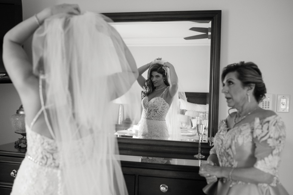 Newtown Square wedding getting ready