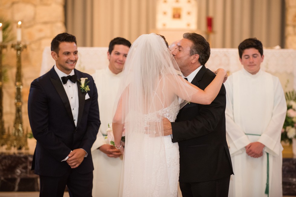 Indoor wedding ceremony Our Lady of Hope Blackwood NJ