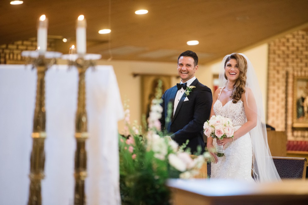 Indoor wedding ceremony Our Lady of Hope Blackwood NJ