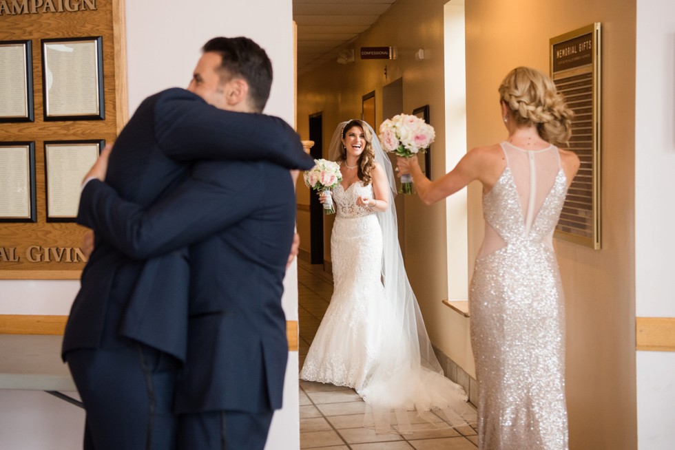 Indoor wedding ceremony Our Lady of Hope Blackwood NJ