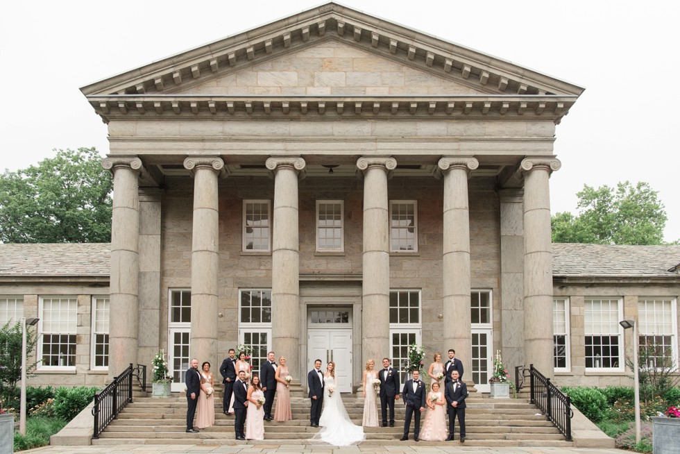 Ballroom at Ellis Preserve Newtown Square Wedding Party