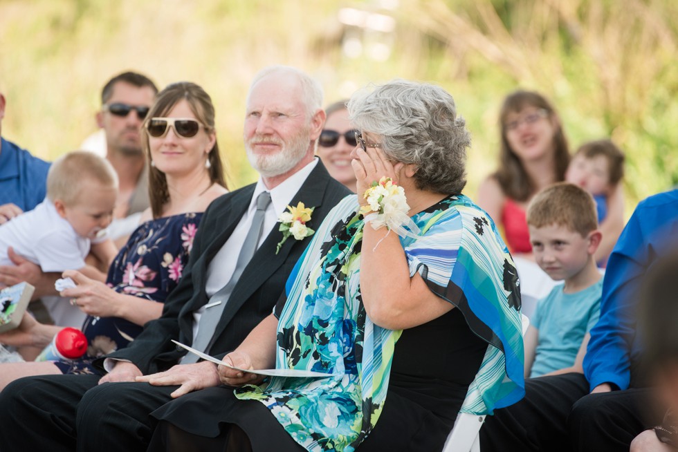 Addy Sea outdoor Bethany Beach wedding ceremony