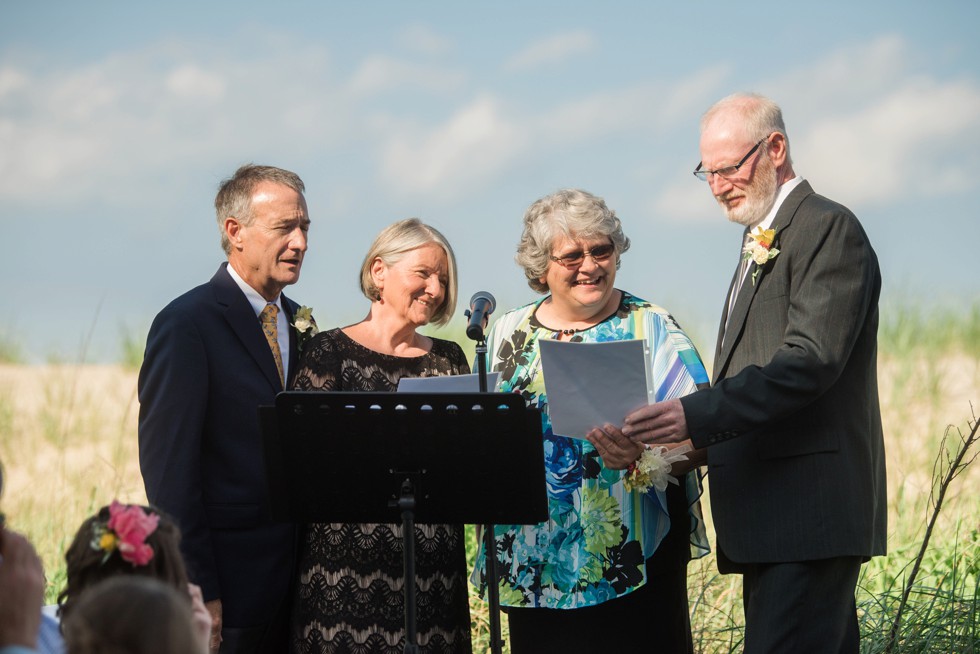 Addy Sea outdoor Bethany Beach wedding ceremony