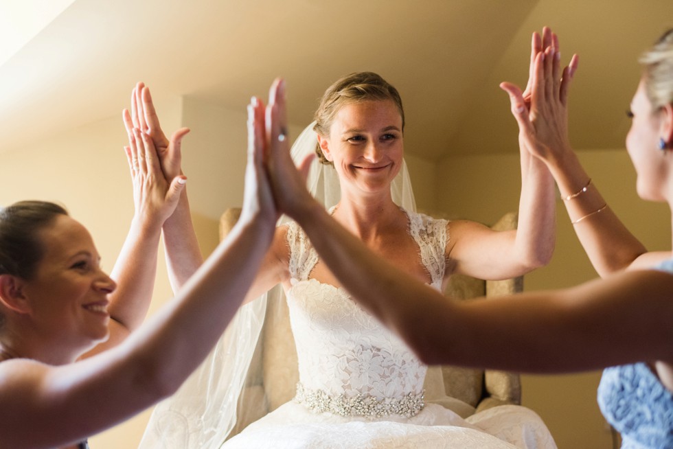 Admiral Fells Inn Bridal getting ready