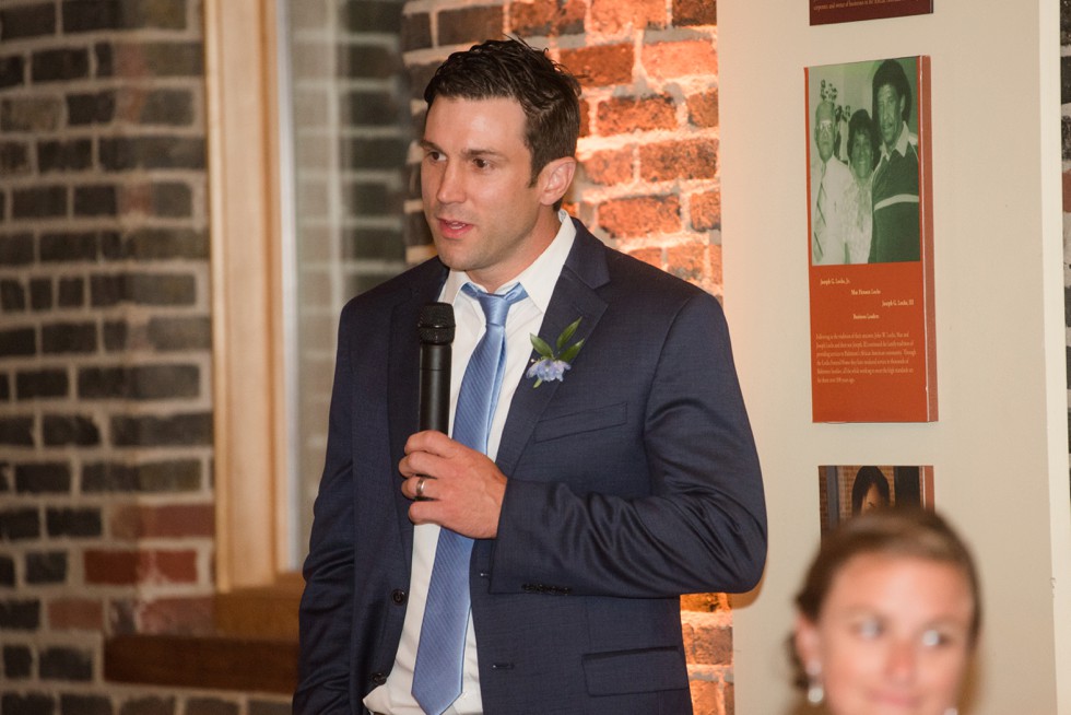 Fells Point Frederick Douglas Maritime Museum Wedding Reception