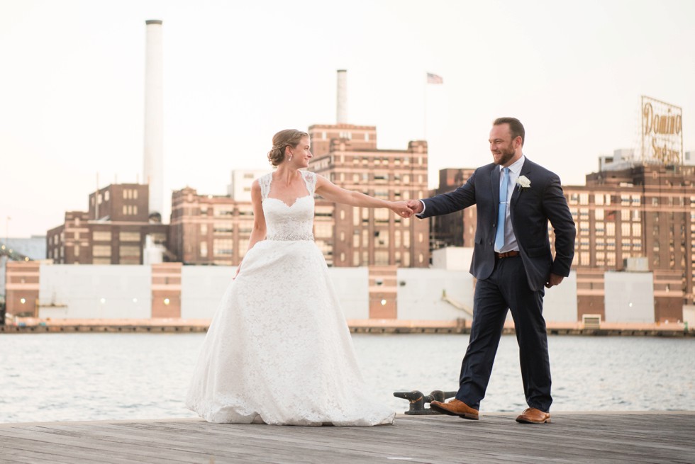 Frederick Douglas Maritime Museum Wedding Sunset