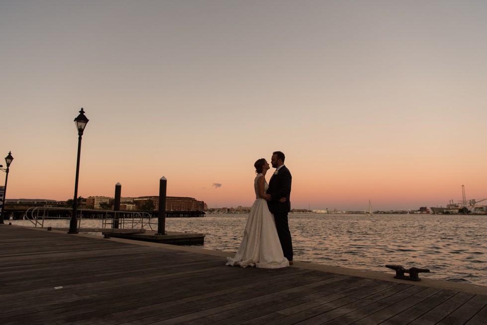 Frederick Douglas Maritime Museum Wedding Sunset