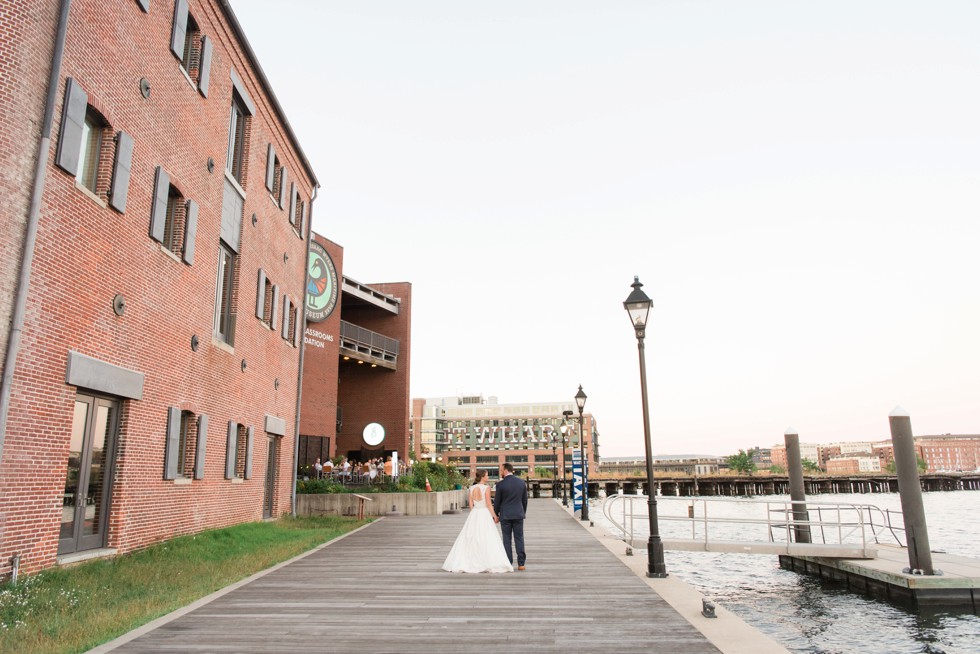 Frederick Douglas Maritime Museum Wedding Sunset