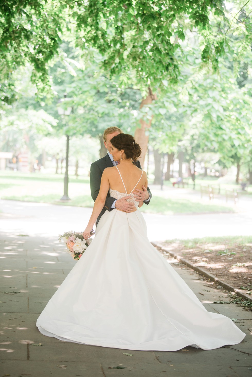 Intimate Garden Wedding in Washington Square Philadelphia