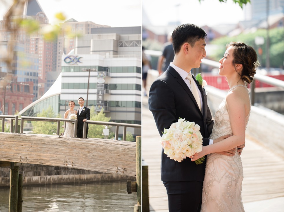 Baltimore Harbor Wedding photos