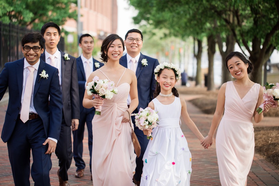 Sagamore pendry Baltimore wedding party photos