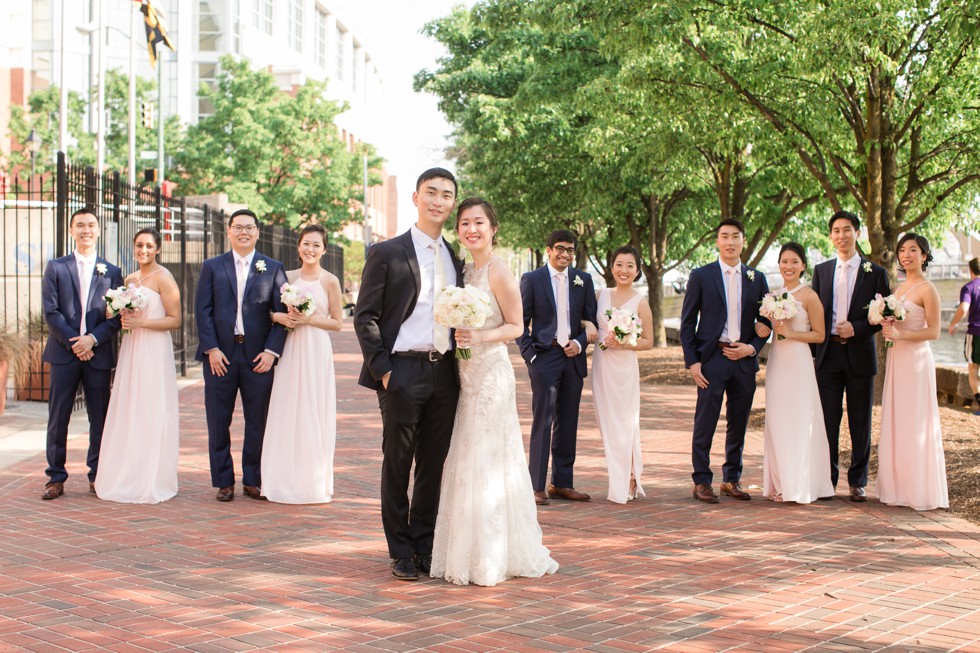 Sagamore pendry Baltimore wedding party photos