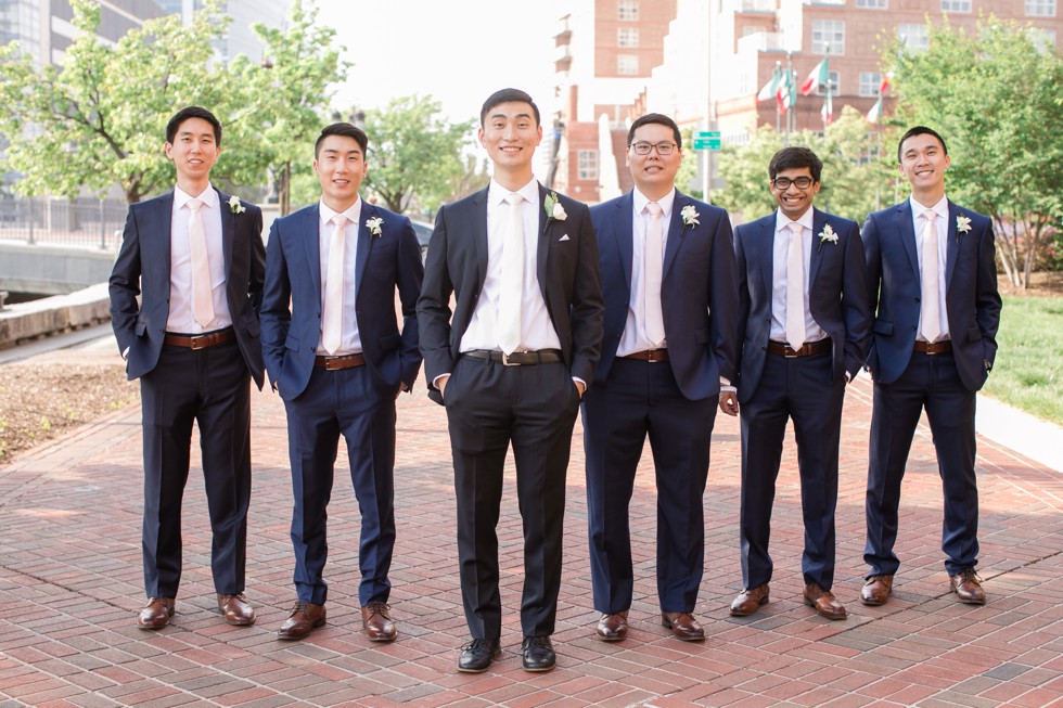 Sagamore pendry Baltimore wedding party photos