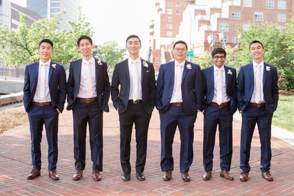 Sagamore pendry Baltimore wedding party photos