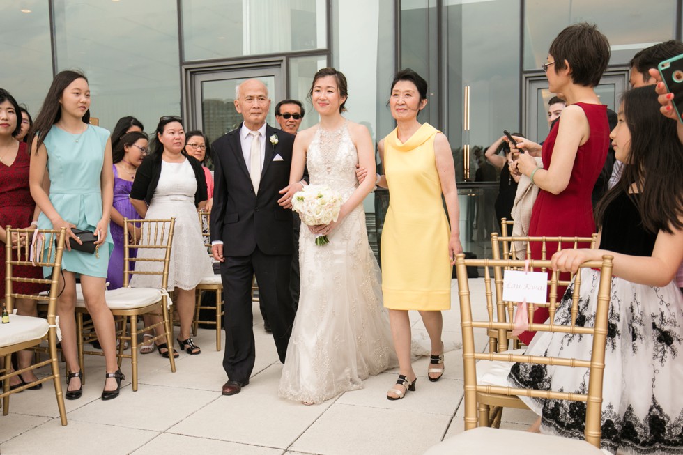 Legg Mason outdoor harbor wedding ceremony