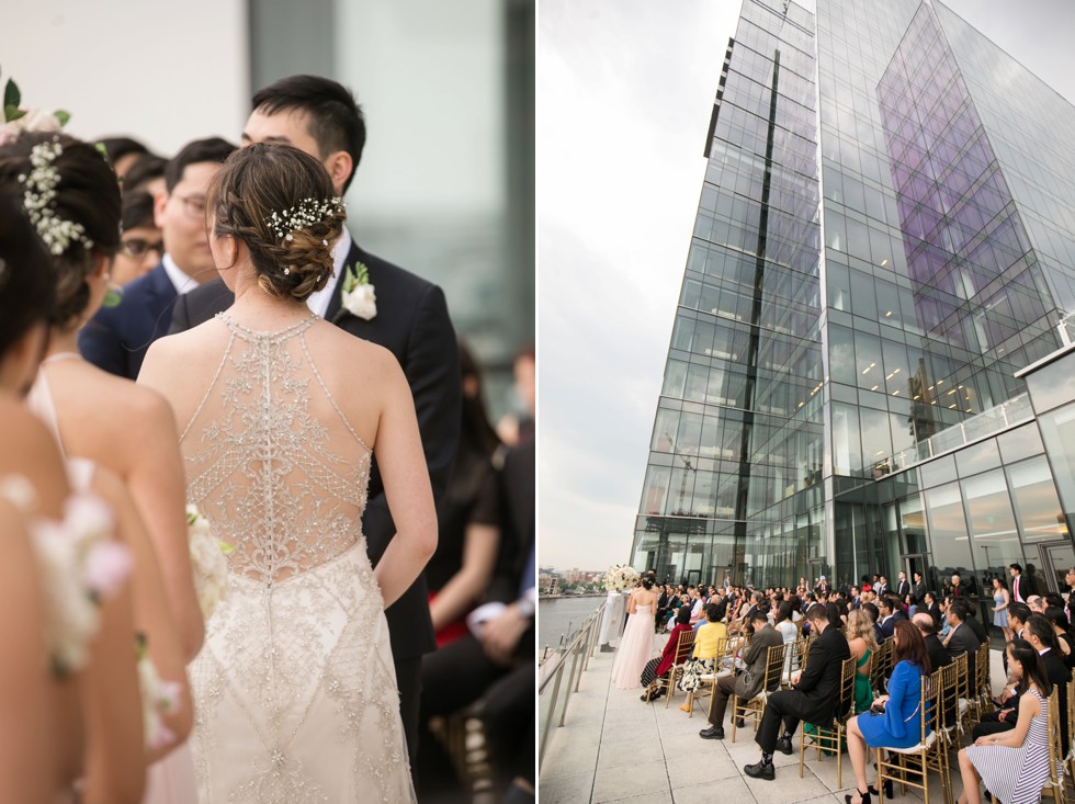 Baltimore harbor wedding ceremony