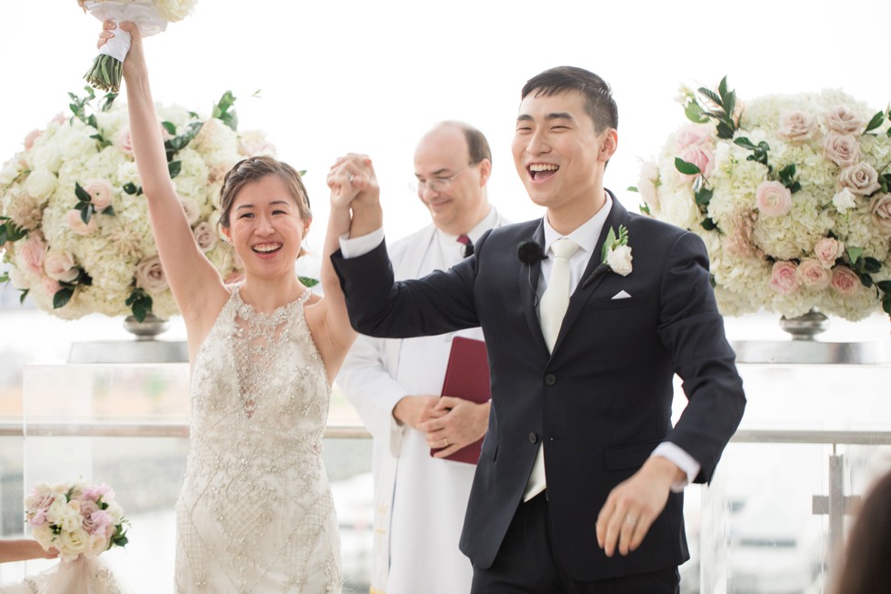 Baltimore harbor wedding ceremony