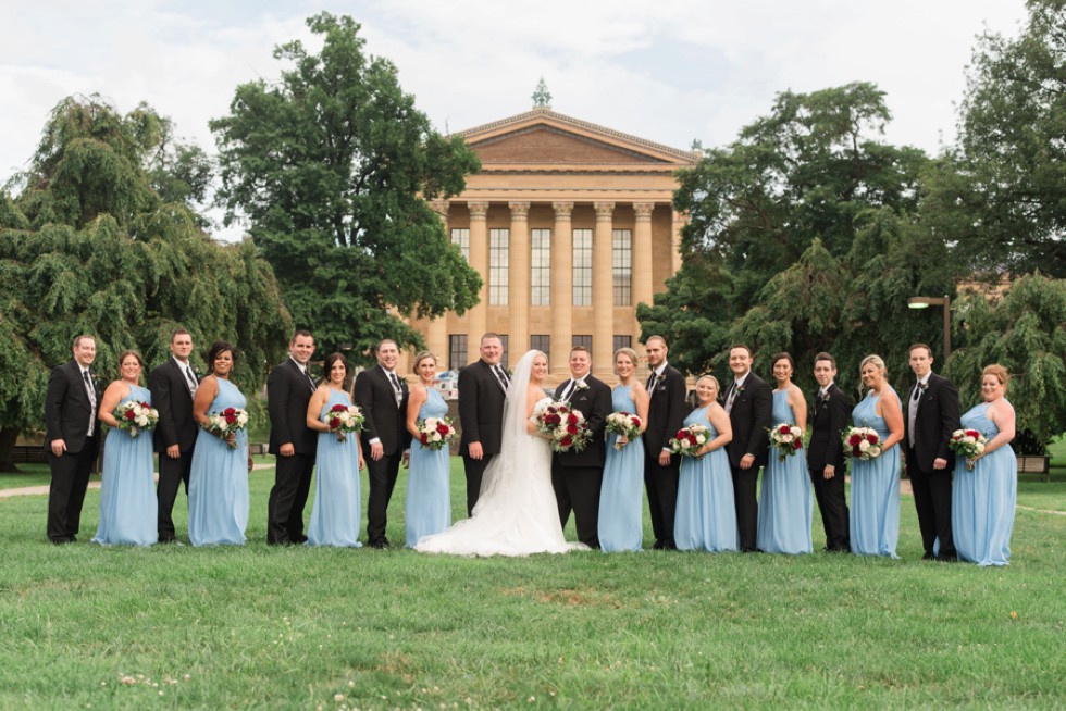 Philadelphia Museum of Art wedding party