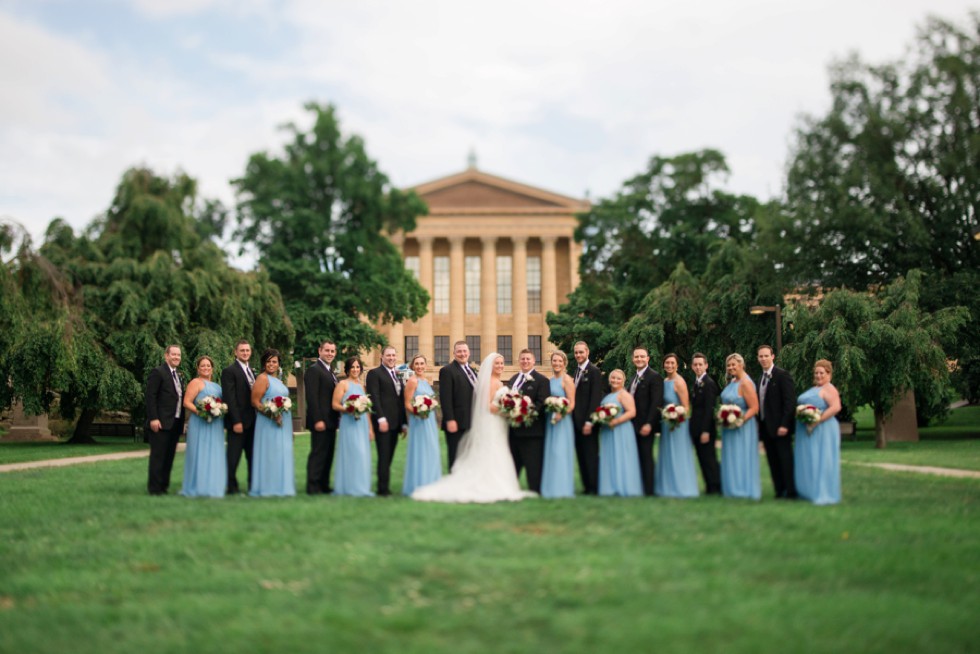 Philadelphia Museum of Art wedding party