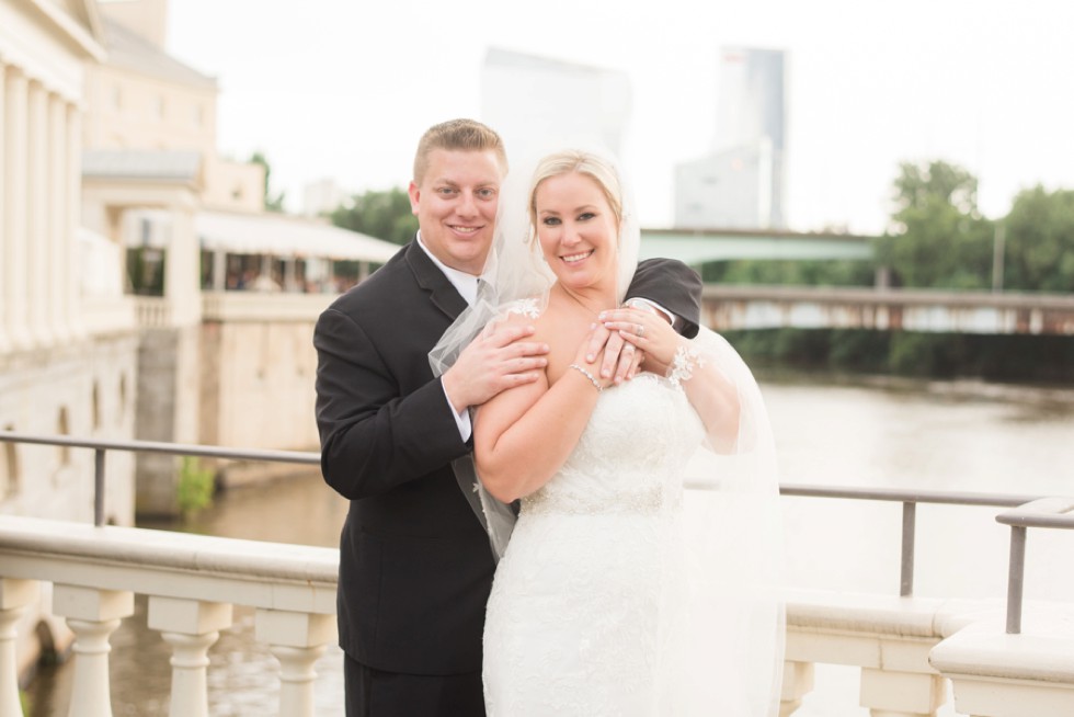 Cescaphe Waterworks wedding in Philadelphia Schuylkill River 