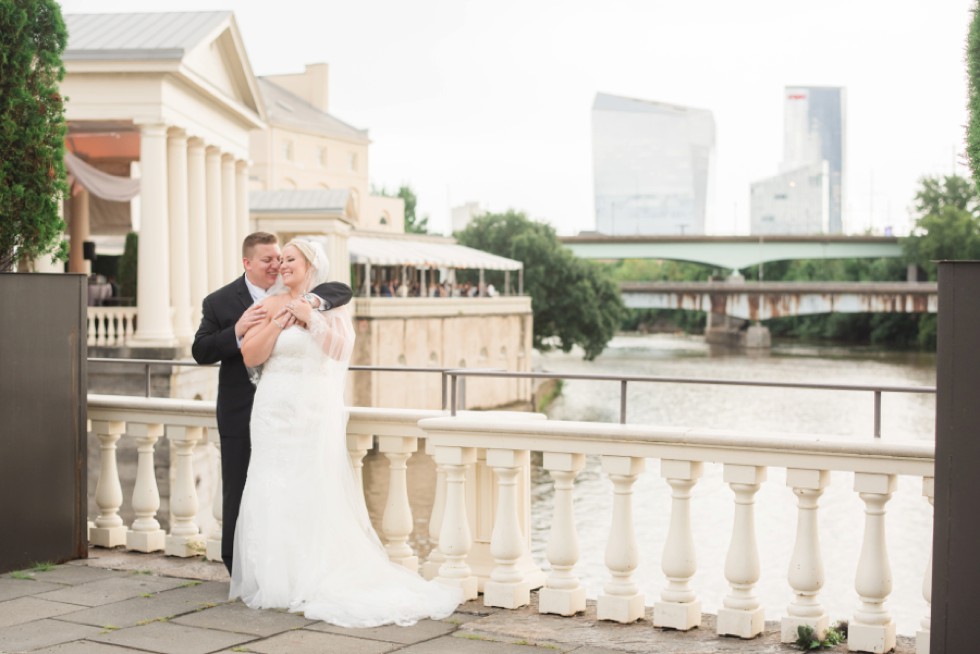 Cescaphe Waterworks wedding in Philadelphia Schuylkill River 